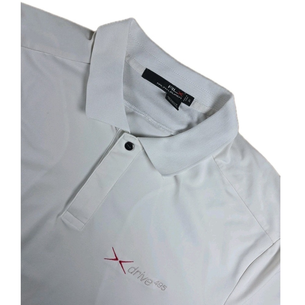 Ralph Lauren‎ Polo Shirt Mens XL White INCLUDES A LOGO FOR DRIVE 495